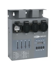 Dimmer dmx a 220 volt:4 canali da 3 ampere.Mixer a bordo Dimmer dmx a 220 volt:4 canali da 3 ampere.Mixer a bordo