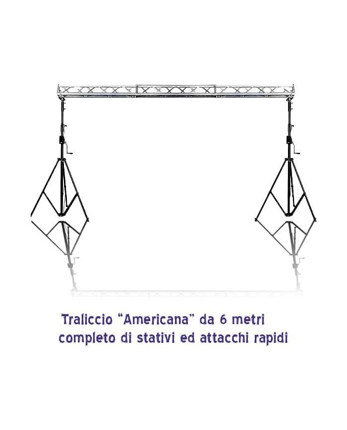 Truss Americana 6 metri completa.Altezza 3 metri Truss Americana 6 metri completa.Altezza 3 metri
