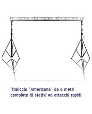 Truss Americana 6 metri completa.Altezza 3 metri