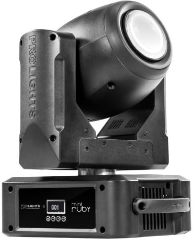 MINIRUBY Testa mobile Beam, Osram HRI 132W, 3.5 gradi, prisma 8f , 1 ruota colori, 7.6kg, 176w MINIRUBY Testa mobile Beam, Osram HRI 132W, 3.5 gradi, prisma 8f , 1 ruota colori, 7.6kg, 176w