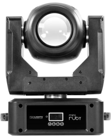 MINIRUBY Testa mobile Beam, Osram HRI 132W, 3.5 gradi, prisma 8f , 1 ruota colori, 7.6kg, 176w MINIRUBY Testa mobile Beam, Osram HRI 132W, 3.5 gradi, prisma 8f , 1 ruota colori, 7.6kg, 176w