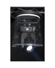 Telo trasparente antipioggia per teste mobili all'aperto