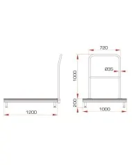  podio per direttore d'orchestra