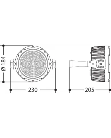 Luce stroboscopica LED 1500 watt