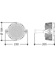 Luce stroboscopica LED 1500 watt