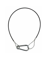 Cavo acciaio di sicurezza in acciaio plastificato nero Cavo acciaio di sicurezza in acciaio plastificato nero