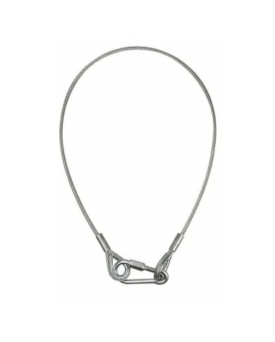 Cavo di sicurezza 6mm 1,00 BGV-C1 moschettone doppia sicurezza 70167