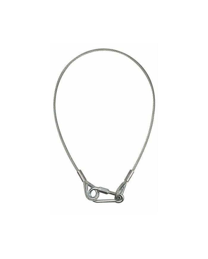 Cavi di sicurezza 6 mm, 1 m, certificato doppio moschettone