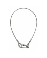 Cavi di sicurezza 6 mm, 1 m, certificato doppio moschettone