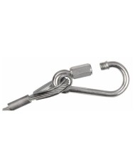 Sistemi sicurezza anticaduta carichi sospesi: cavetti acciaio