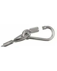 Sistemi sicurezza anticaduta carichi sospesi: cavetti acciaio