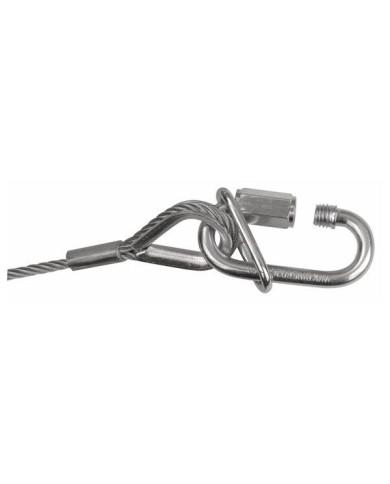 Cavi acciaio per fari sospesi Diametro 3 mm Lungh. 60 mm Cavi acciaio per fari sospesi Diametro 3 mm Lungh. 60 mm