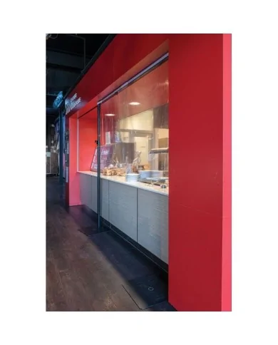 distanziamento sociale bancone vendita