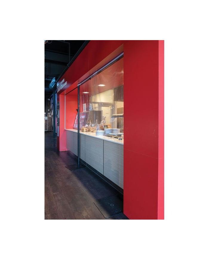 distanziamento sociale bancone vendita