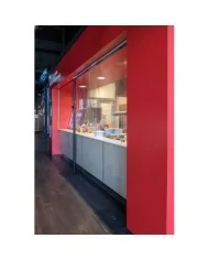 distanziamento sociale bancone vendita