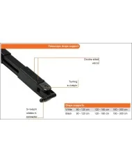 Parete divisoria modulare smontabile: un esempio alto fino a 180 cm