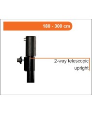 Parete mobile modulare estensibile in altezza o larghezza con telo leggero nero Parete mobile modulare estensibile in altezza o larghezza con telo leggero nero