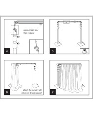 Pareti Mobili in Tessuto esempio alto fino 3 metri largo fino 3 metri Pareti Mobili in Tessuto esempio alto fino 3 metri largo fino 3 metri