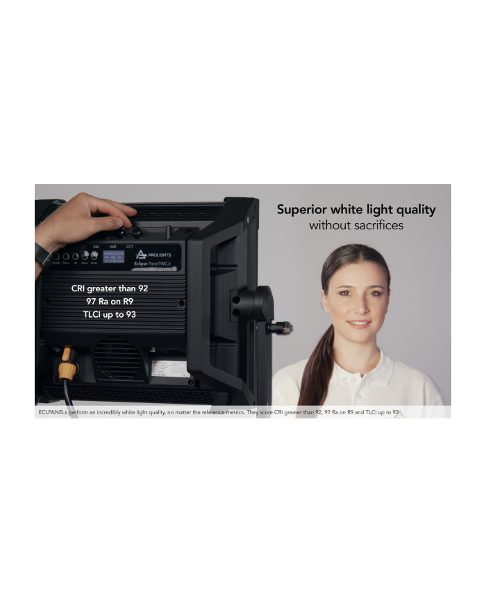 ECL Panel :Come Illuminare un Webinar, un video Streaming , un set TV.