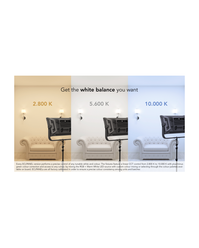 ECL Panel :Come Illuminare un Webinar, un video Streaming , un set TV.