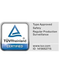 Gancio per americana certificazioni tubo 32 colore nero