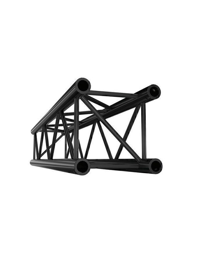 Straight 710mm Black GQ30071B: struttura americana alluminio nero