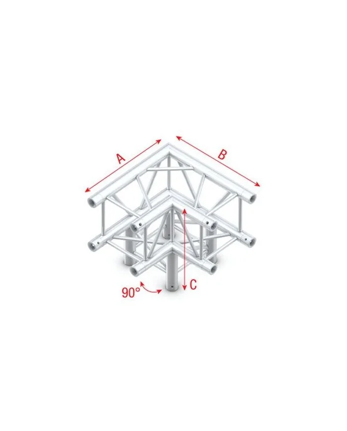 Corner 3-way 90° GQ30012