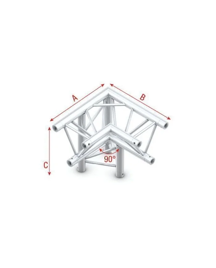 Corner 90° down left, apex down DT22013