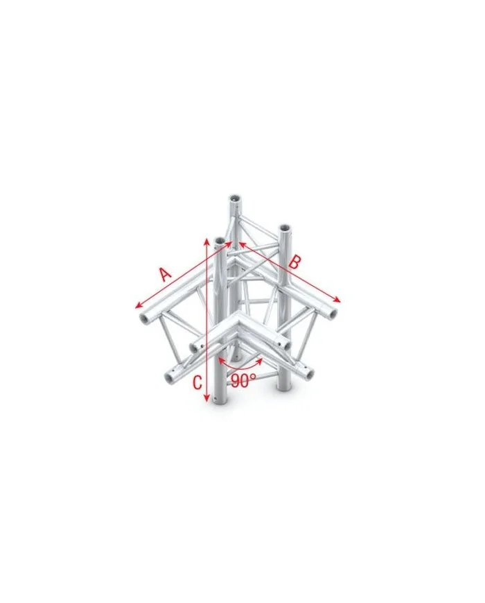 Corner 90° up/down, left DT22015