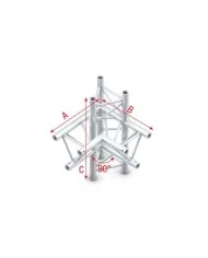 Corner 90° up/down, left DT22015