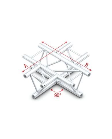 90° 4-way horizontal DT22016