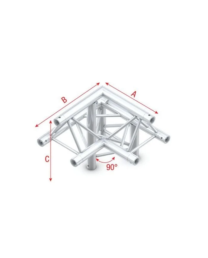 Corner 90° down right, apex up GT30010