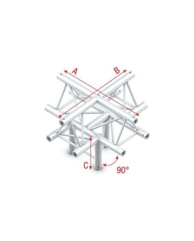 Cross + down 5-way, apex up GT30025