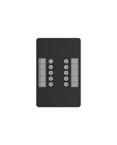 Pulsanti DMX da parete per immediato richiamo scene luci