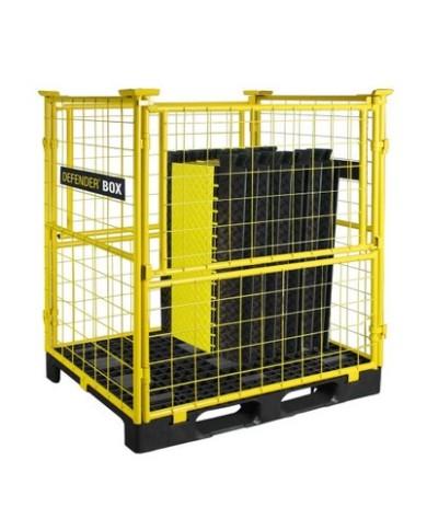 Dosso Dissuasore passacavi carrabile in gomma nero giallo Dosso Dissuasore passacavi carrabile in gomma nero giallo