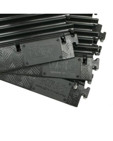 Passacavo per pavimento in gomma antiscivolo Passacavo per pavimento in gomma antiscivolo