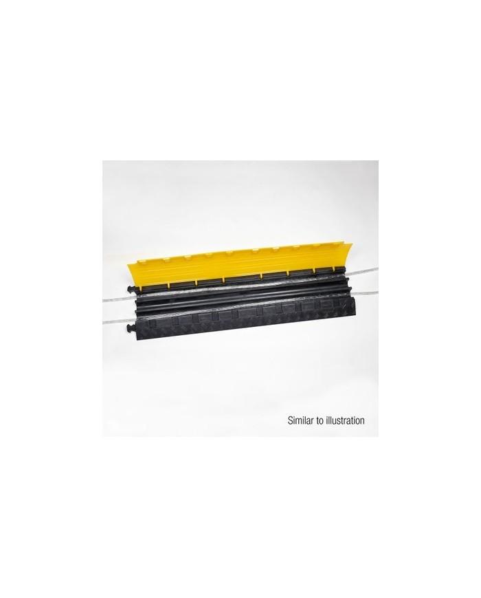 Pedana passacavo luminosa se attraversata da led:è translucida