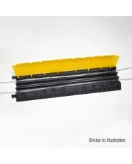 Pedana passacavo luminosa se attraversata da led:è translucida