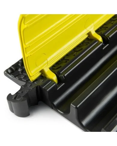 Protezione per cavi con Pedana attraversabile antiscivolo certificata