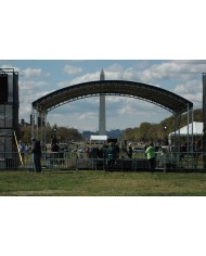 Copertura Palco ad arco in alluminio che conferisce ai tuoi eventi un aspetto dinamico