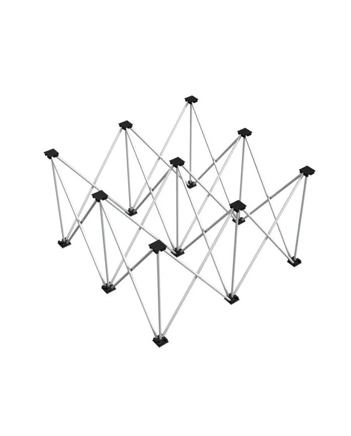 Palco portatile 2x2 mt altezza 60 cm gambe pieghevoli