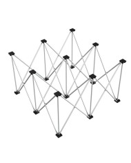 Palco portatile 2x2 mt altezza 60 cm gambe pieghevoli