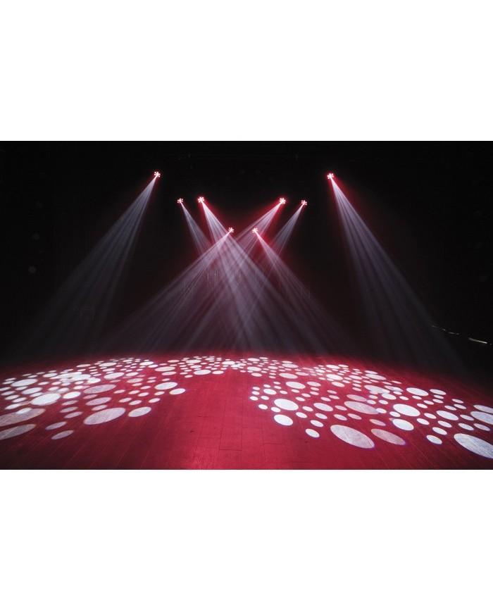 Showtec Shark Combi Spot One fari a testa mobile con radiocomando