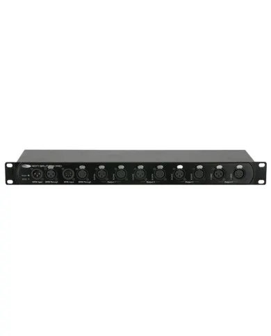 Splitter Booster DMX a 4 canali, con XLR a 3 e 5 poli RDM