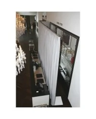 Drappeggio Bianco per fondali di scena o pareti mobili