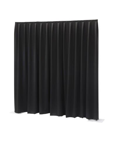 Con pieghe, 300(l) x 300(h)cm, 260 Gram/M2, Nero Con pieghe, 300(l) x 300(h)cm, 260 Gram/M2, Nero