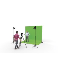 Fondale verde Cromakey modulare smontabile pipe and draps Fondale verde Cromakey modulare smontabile pipe and draps