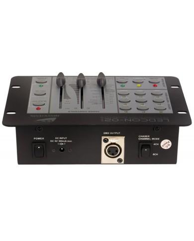Mixer DMX semplificato:Controller LED super compatto, estremamente flessibile. Mixer DMX semplificato:Controller LED super compatto, estremamente flessibile.