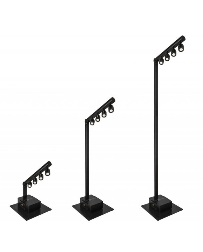 BT-AKKUPOLE - Palo LED DMX Wireless a Batteria con proiettori 4x5W bianchi