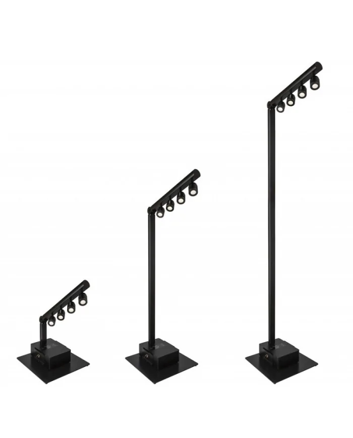 BT-AKKUPOLE - Palo LED DMX Wireless a Batteria con proiettori 4x5W bianchi